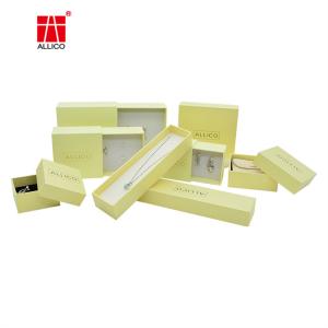 Wholesale Green Cardboard Jewelry Gift Box Necklace Earrings Use SGS Certificates from china suppliers