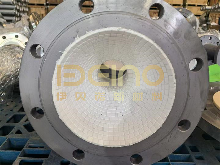 Pressure Resistance Wear Resistant Ceramic Lined Steel Pipe With High Impact Strength