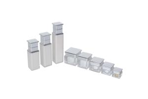 Wholesale 100ml Square Lotion Pump Bottle 10g Lip Cream Jar Cosmetic Packaging For Skincare from china suppliers