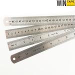 Heavy Duty 12 Inch Stainless Steel Ruler Non Bendable Silver Color