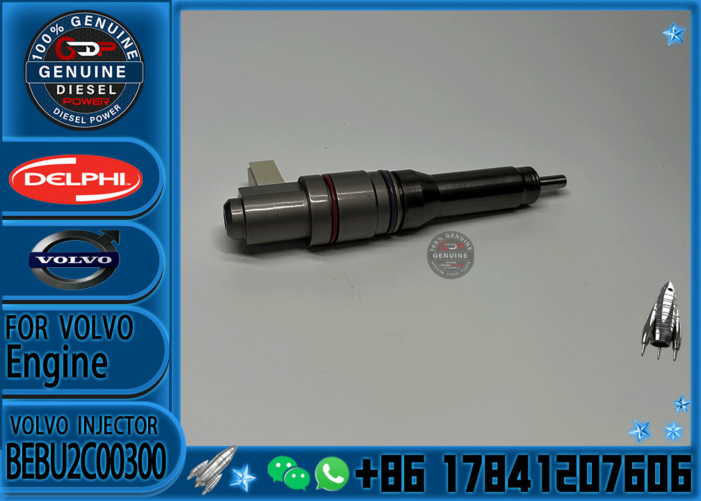 Diesel Fuel Injector common rail parts injector 1934321 BEBU2C00300 1934322 1914474for VOLVO
