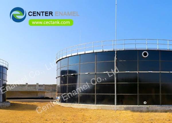 30000 Gallons Glass Fused Steel Tanks / GFS Agriculture Water Tanks For Cow