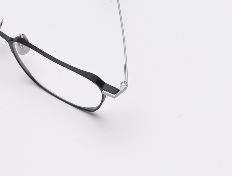 Designer Plain Lens Glasses Spectacle Optical Metal Glass Frame Eyeglasses