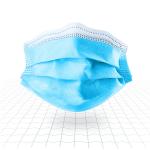 Adjustable Nose Piece Disposable Face Mask , Non Woven Surgical Mask Customized