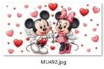 Strong Adhesive Valentine'S Day UV DTF Tumbler Cup Wraps UV Resistant
