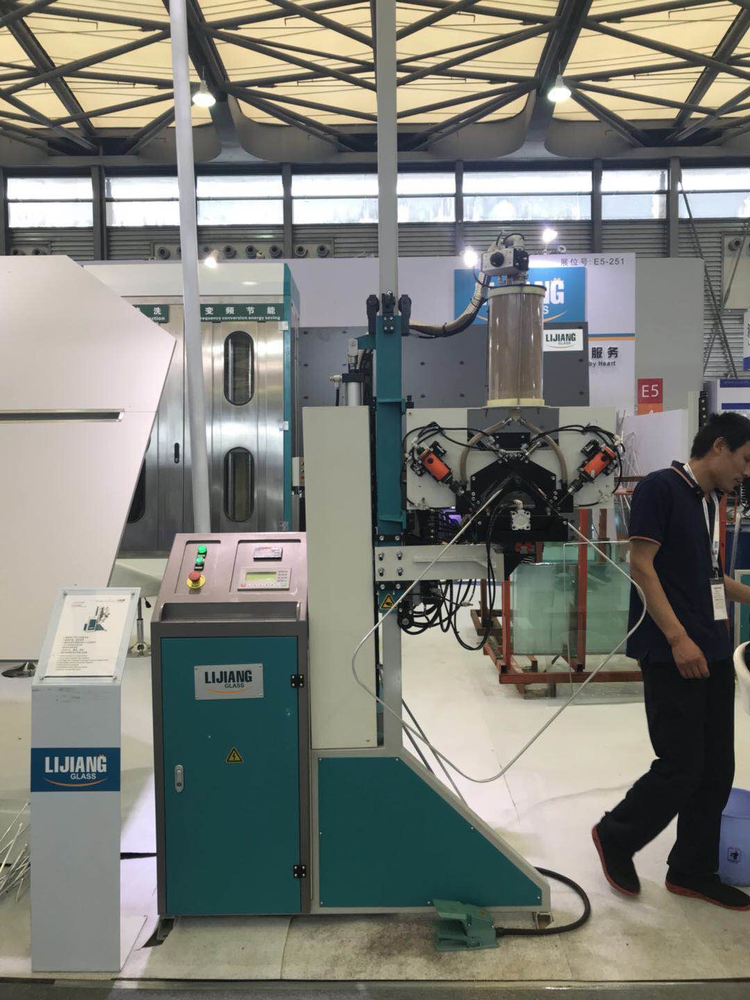 PLC 1.5mm 300*250mm Insulating Glass Production Line