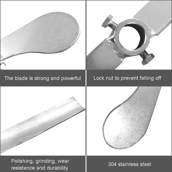 304 Stainless Steel Stirrer Motor Blender Mixing Tank With Agitator Chemical