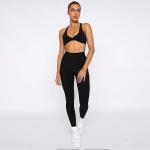 High Quality Yoga Wear Sports Bra Custom Logo Fitness Sexy Cross Back Yoga Bra