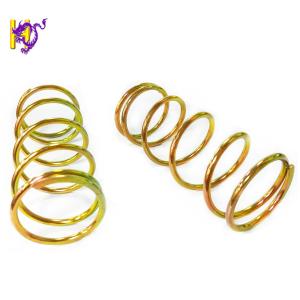 Wholesale High Load Long Compression Springs 20.0 dia Electroplating Gold Zinc Music Wire from china suppliers