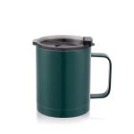 350ml Creative Custom Insulated Stainless Steel Coffee Mug With Plastic Lid