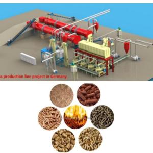 Wholesale Commercial Biomass Pellet Line 1- 5TPH Rice Straw Pellet Making Machine from china suppliers