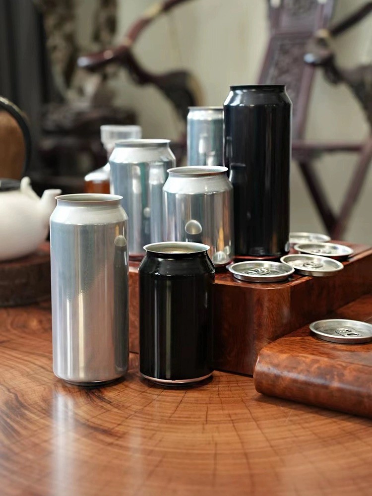 Silver Aluminum Can，Beer Cans are fashionable and Durable for Packaging Needs