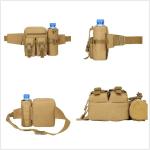 Tactical Waist Bag Military Fanny Pack, Utility Belt With Water Bottle Holder,