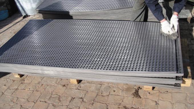 0.5 Mm SS201 SS410 Mirror Polished Stainless Steel Sheets ASTM Perforated Mesh 1
