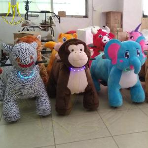 Wholesale Hansel electric stuffed rides on animal motorized plush riding animals from china suppliers