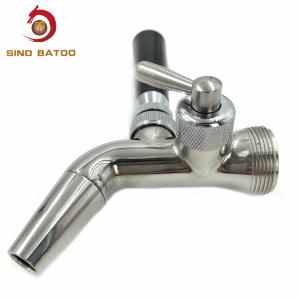 Wholesale Homebrew Beer Keg Faucet , Flow Control Beer Faucet With Forward Sealing from china suppliers