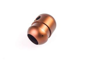 Wholesale Aluminum Precision CNC Machine Parts / Spare Earphone Parts With Gold Anodized from china suppliers