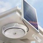 Long Life Waterproof Ip65 Outdoor Solar Ceiling Lamp 300 Watt Solar Light