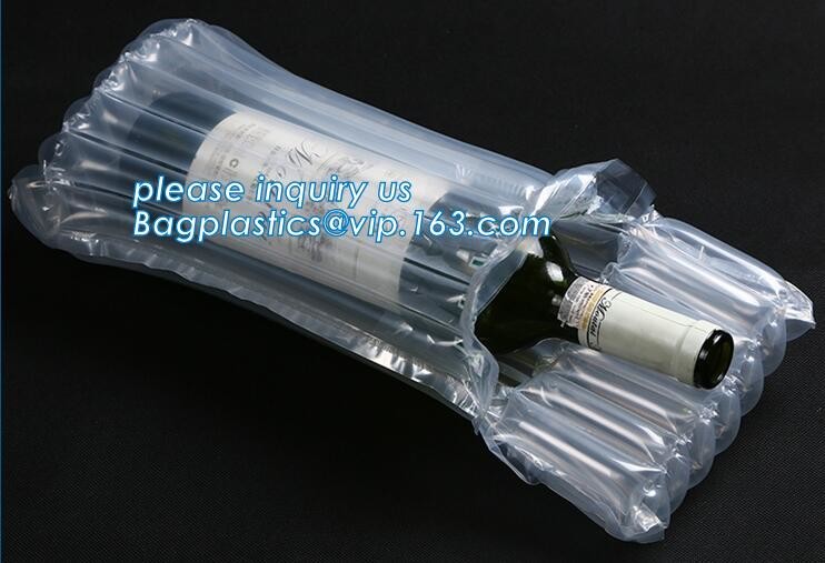 Plastic wrap air bag colume double layer bubble courier bag poly bubble bag for promotion, Shockproof Safety Air Cushion