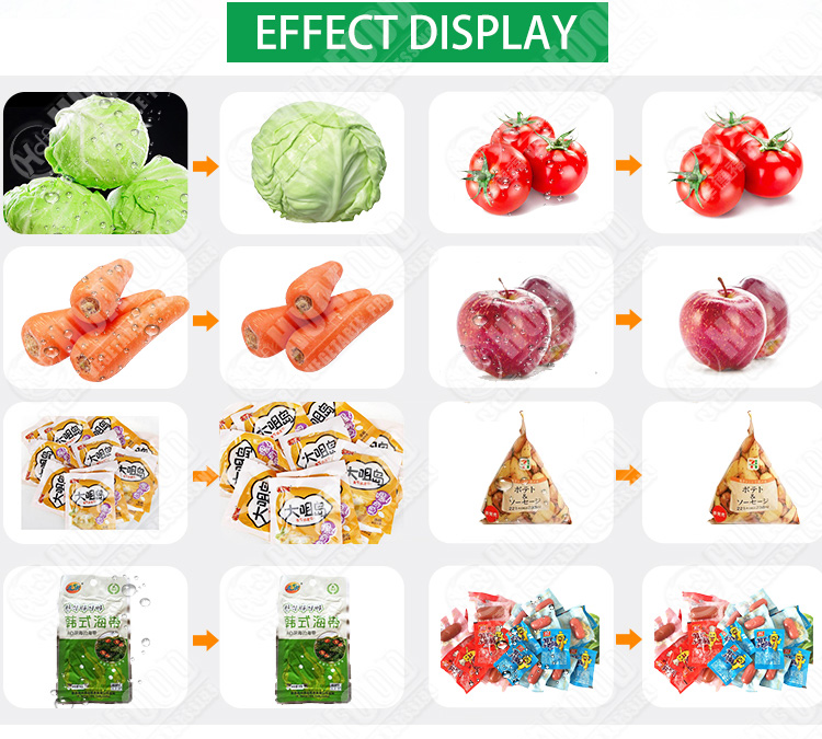 1000KG/HR Food Drying Machine Ozone Vegetable And Fruit Cleaner