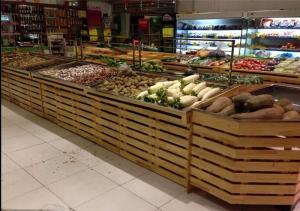 Wholesale Supermarket Wooden Display Rack from china suppliers