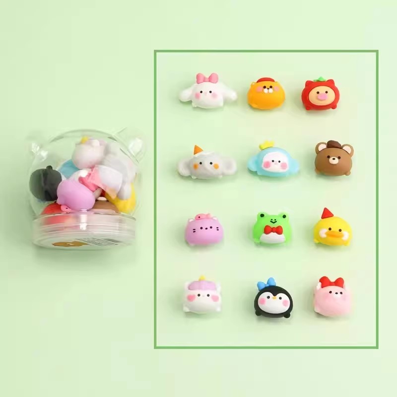 Nontoxic Soft Pencil Erasers Lovely Unicorn Cartoon Design for Kids Learning and Game Rewards