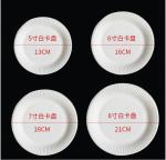 Disposable paper plate 5~10 inch BBQ birthday cake pan children DIY art drawing
