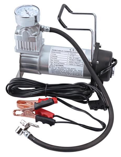 Portable Single Cylinder OffRoad DC12V Metal Heavy Duty Air Compressor With