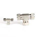 Forged SS304/SS316 Stainless Steel Twin Ferrules Inch Tube Fittings 1/16 to 2" 3