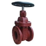Flat Bottomed Seat Ductile Iron Gate Valve Metal Seated Gate Valve