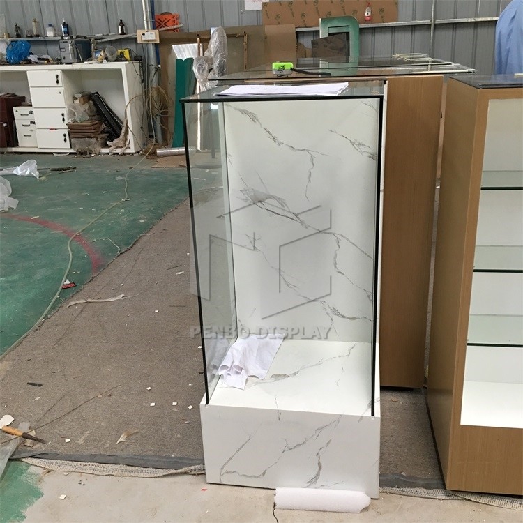 3000mm Long Mobile Phone Display Showcase With 2pcs Drawers