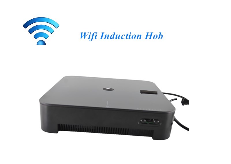 Black Crystal Glass 1800W Single Zone Wifi Induction Cooktop