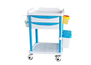 Wholesale ABS Structure Hospital Crash Cart 625*475*930 Mm Size With 5 Drawers Fit Emergency from china suppliers