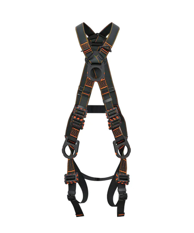 25000 5000 Pounds Safety Belt Full Body Harness Safety Protection With 4 Point Adjustment