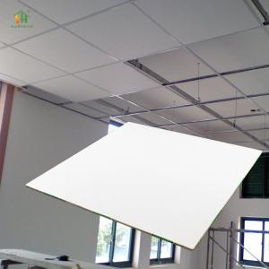 Wholesale 595 X 595mm PVC Gypsum Ceiling Panel 7.5mm Thick For Interior Ceiling Decoration from china suppliers