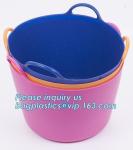 Household free sample woven plastic storage basket laundry storage basket,