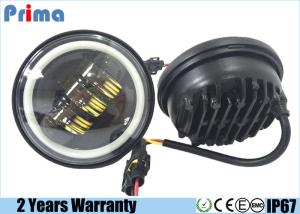 Wholesale 4.5 Inch Jeep Jk Led Headlights , Angel Eye 30W CREE Motorcycle Led Headlight from china suppliers