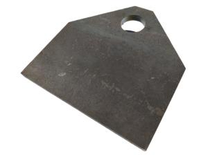 Wholesale ASTM A36 Steel Roller Wheel Side Plate Roll Off Wheel Bracket from china suppliers