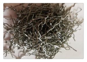 Wholesale 304 Wire Waved 1100mpa Stainless Steel Fiber With Flexural Strength For Road Pavement from china suppliers