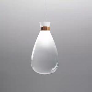 Wholesale Nordic Modern Creative Glass Gloss Wishing Bottle Chandelier Simple Bedroom Bedside Bar Restaurant Lamp(WH-GP-112) from china suppliers