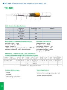 Wholesale TLLR Series Mithstand High Temperature Phase Stable Cable from china suppliers