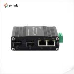 Industrial Gigabit PoE Switch 2-Port 10/100/1000T 802.3at To 2-Port 100/1000Base
