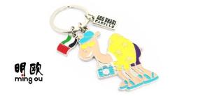 Wholesale Dubai Travel Market Style Enamel Metal Key Ring , Zinc Alloy Material Keychain Ring Holder from china suppliers