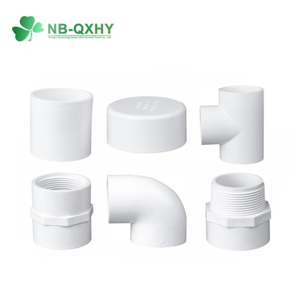Pressure Rating Pn16 PVC Pipe Fittings Sch40 for Water Supply Lateral 90°Tee at