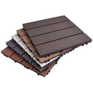 Wholesale 300*300mm WPC Wood Plastic Composite Outdoor Flooring/ Decking for Garden Improvement from china suppliers
