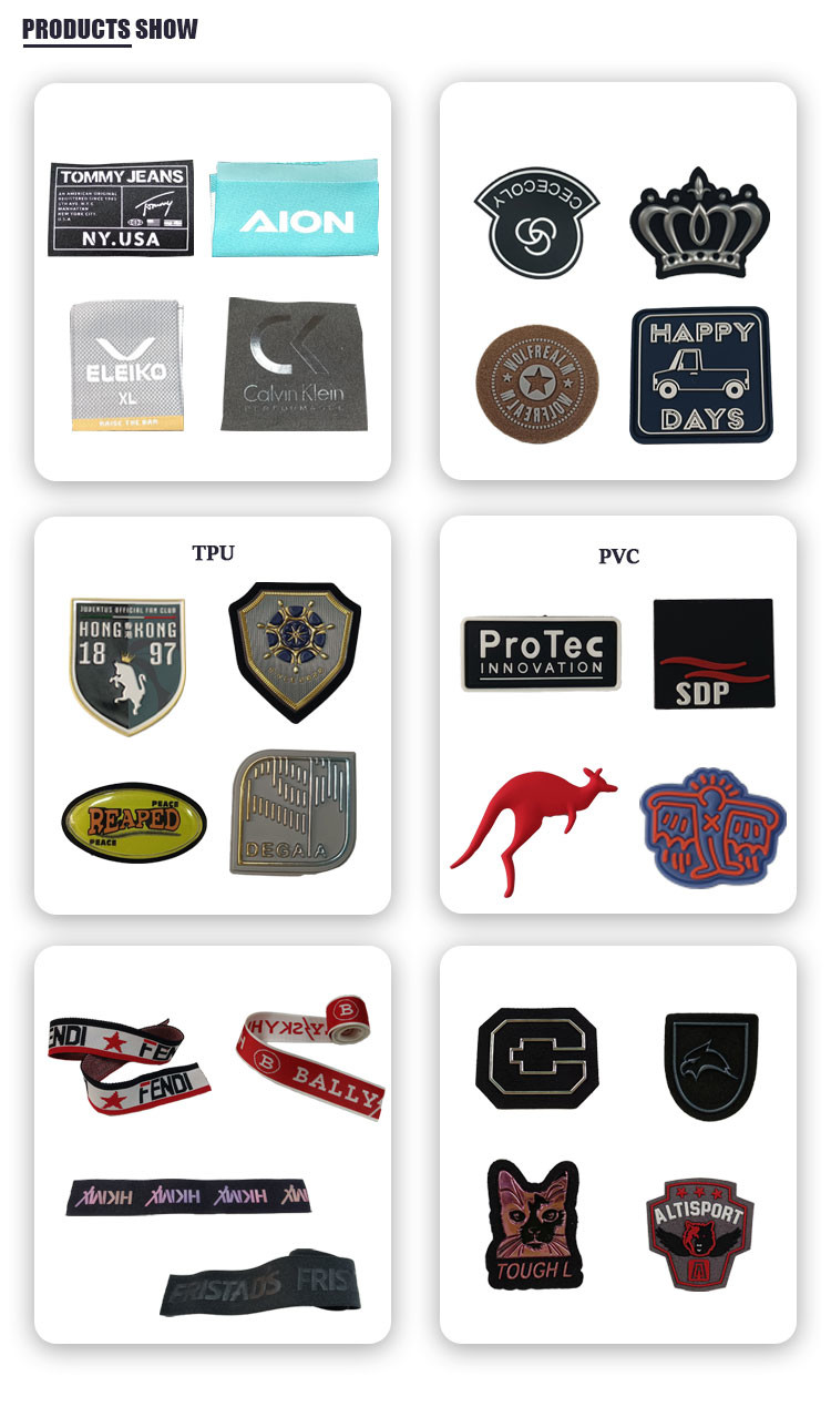 Clothing Logo Patches High Frequency Soft Embossed Badge 3D Tpu Patch For Clothes