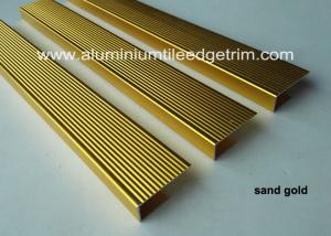 Wholesale C Type Extruded Aluminum Nosing , Metal Nosing For Concrete Stairs / Wood Stairs from china suppliers