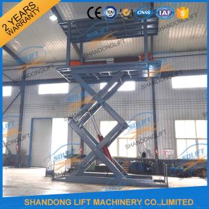 Wholesale 5T 5.36M Double Platform Scissor Car Lift for Villa In-ground Car Lift for House from china suppliers