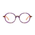 Children'S Optical Round Acetate Glasses Non Prescription Lens Width 45mm