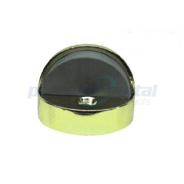 Commercial Door Hardware 45mm Dull Chrome Zinc Alloy High Profile Dome Door Stop